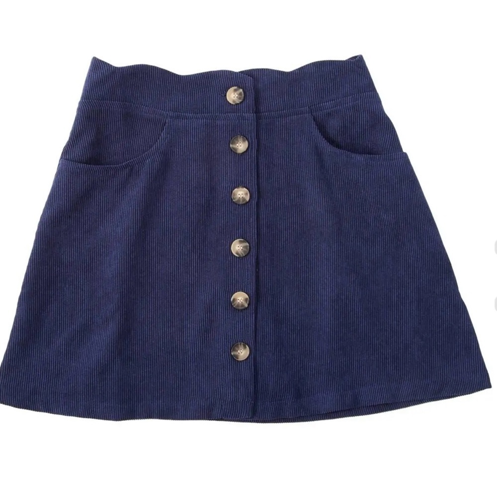 Girls Amy Byer Solid Corduroy Skirt